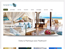Tablet Screenshot of maditravel.com